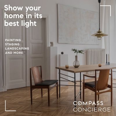 compass concierge painting staging landscaping preparing home for sale