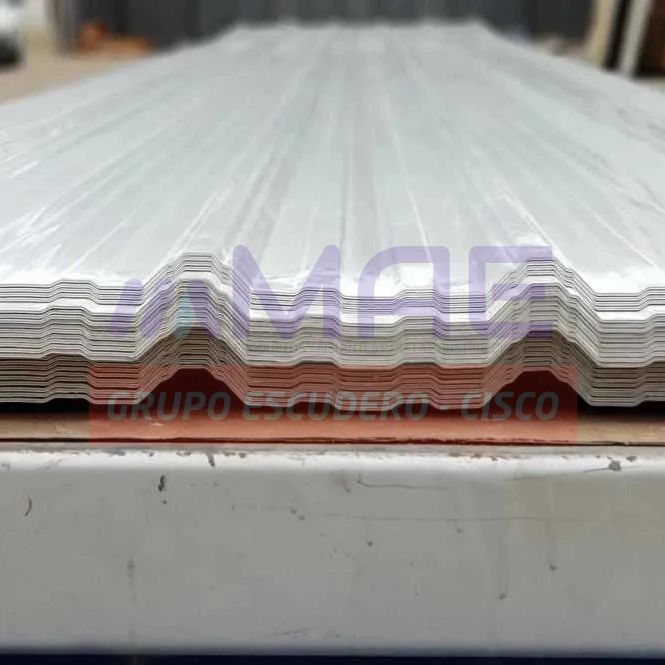 cobertura upvc ductil roof DR6 blanco