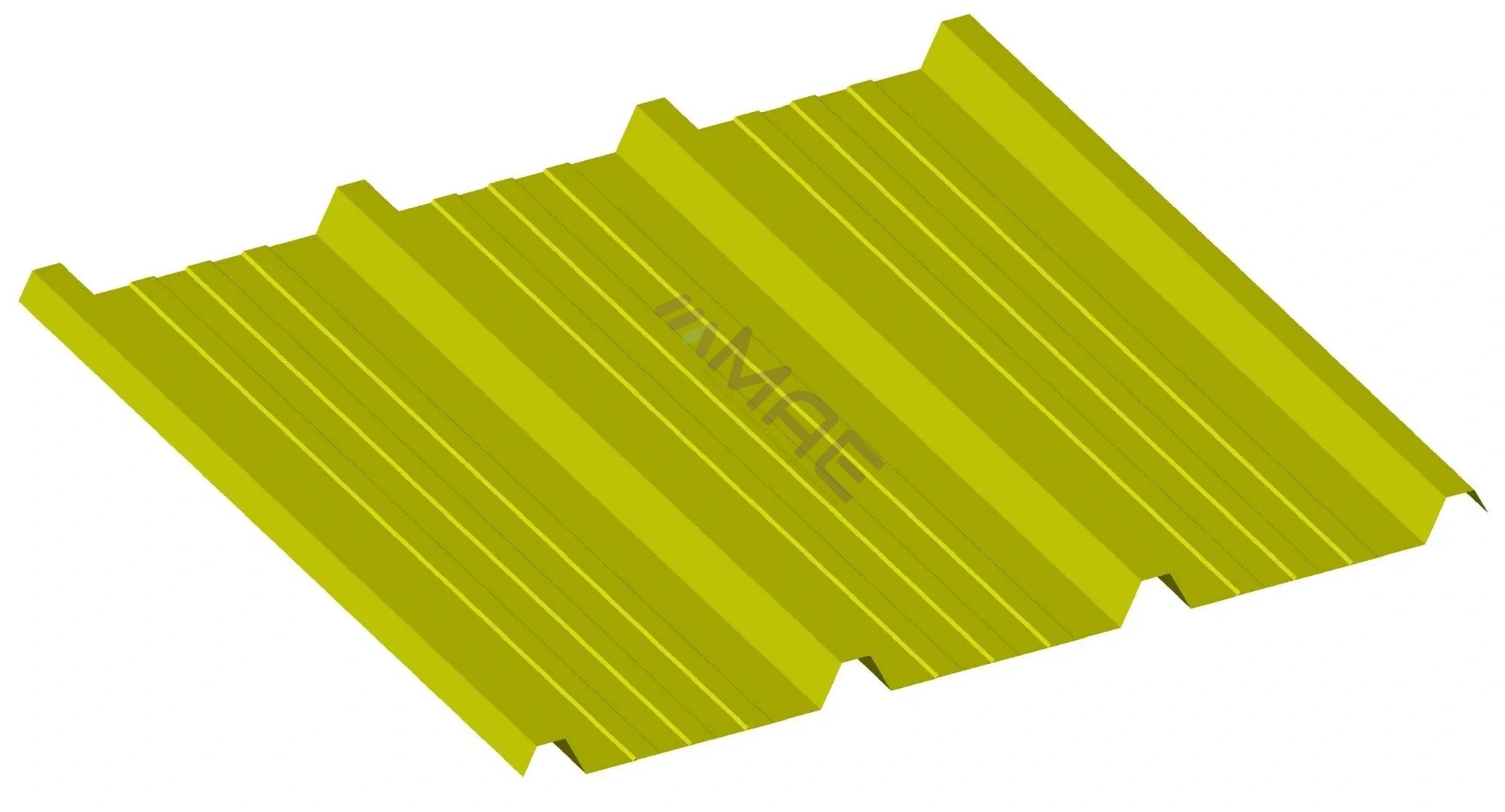 cobertura de aluzinc 4GR45 equivalente a TR4 o plancha TI