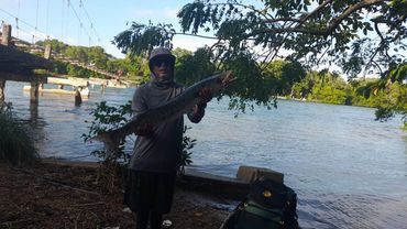 Fishing at the lagoon