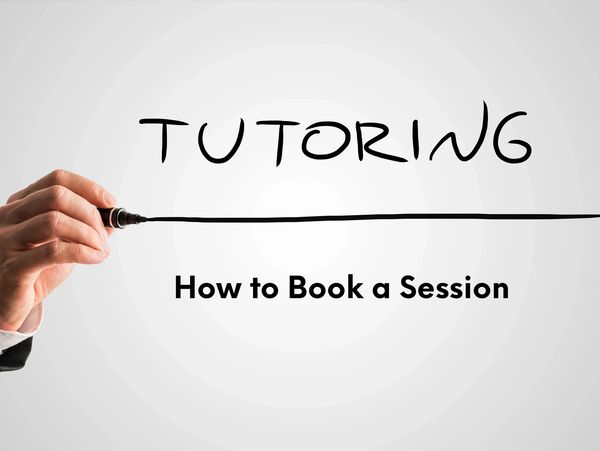 How to book a tutoring session.