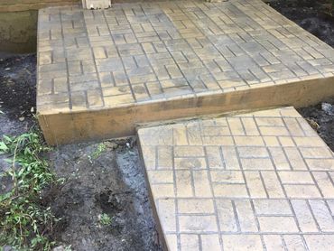 Stamped concrete