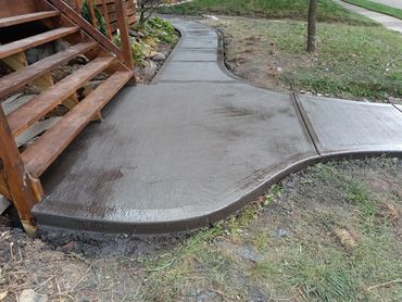 Decorative color concrete