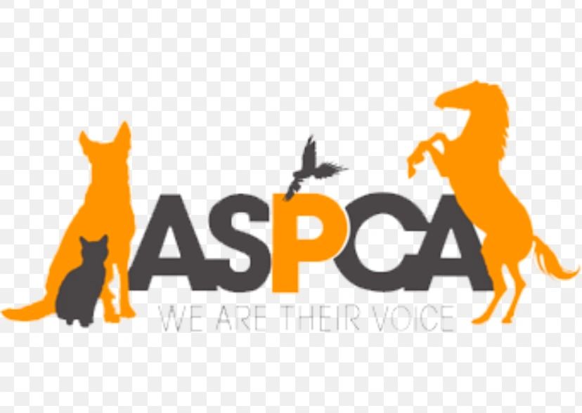 ASPCA logo with animal silhouettes and slogan.