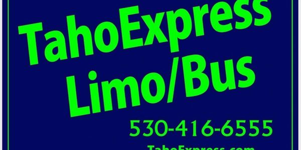 luxury limo bus transportation service sign