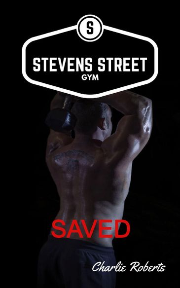 Muscular man lifting weights with Stevens Street Gym logo and text.