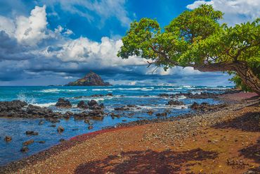Koki Beach, Alau Island ,Hana, The Island of Maui , Hawaii