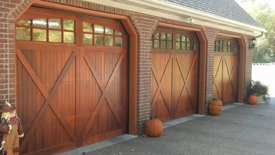 Residential garage doors