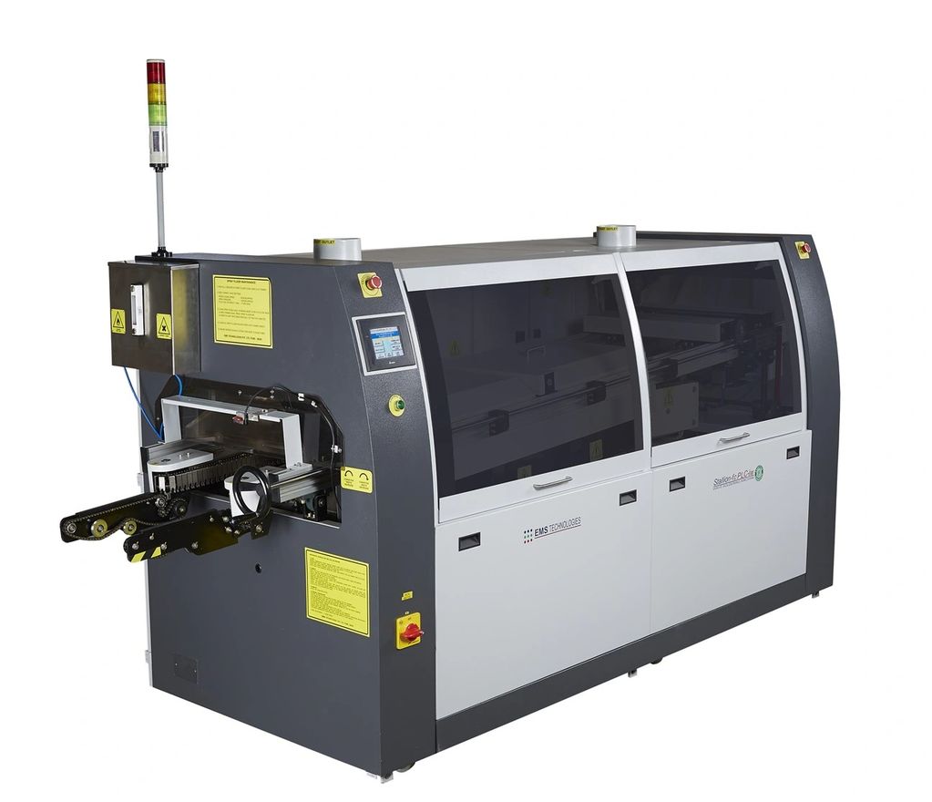 Wave soldering machine mixed type PCBs high volume production of Thruhole components