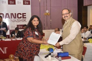 Rajesh Salway in BNI function