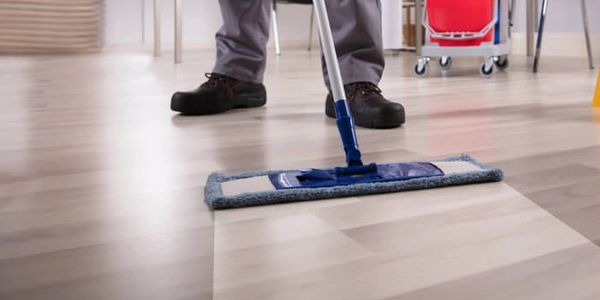 Finish cleaning LVP & LVT flooring