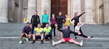 Swifty Mondays, having fun running in London, making new friends