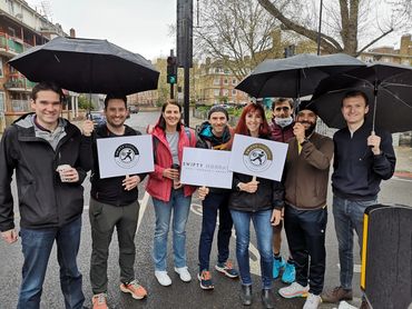 Swifty Mondays supporting friends running the London Marathon 2023