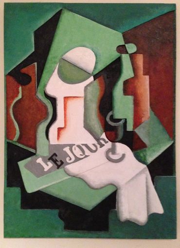 3D copy of a Juan Gris cubist painting