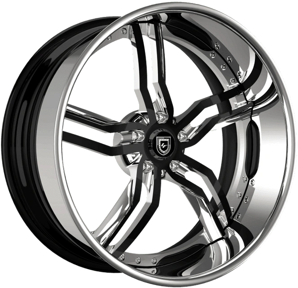 Lexani wheels and tires Corvette C8 in Canton, Ohio.