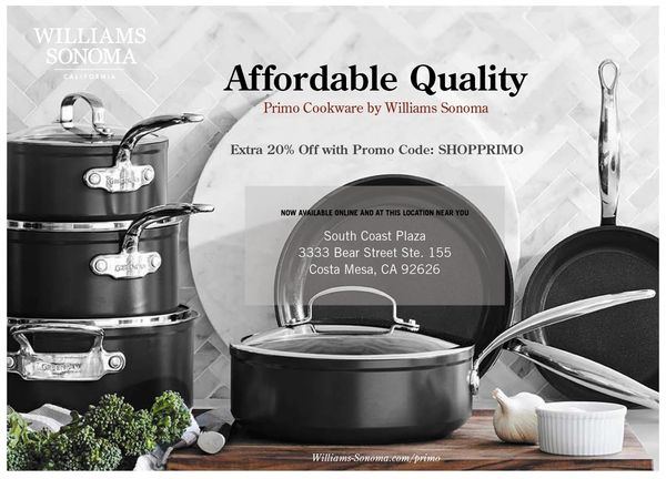 Williams Sonoma direct mail (spec) 1 of 2