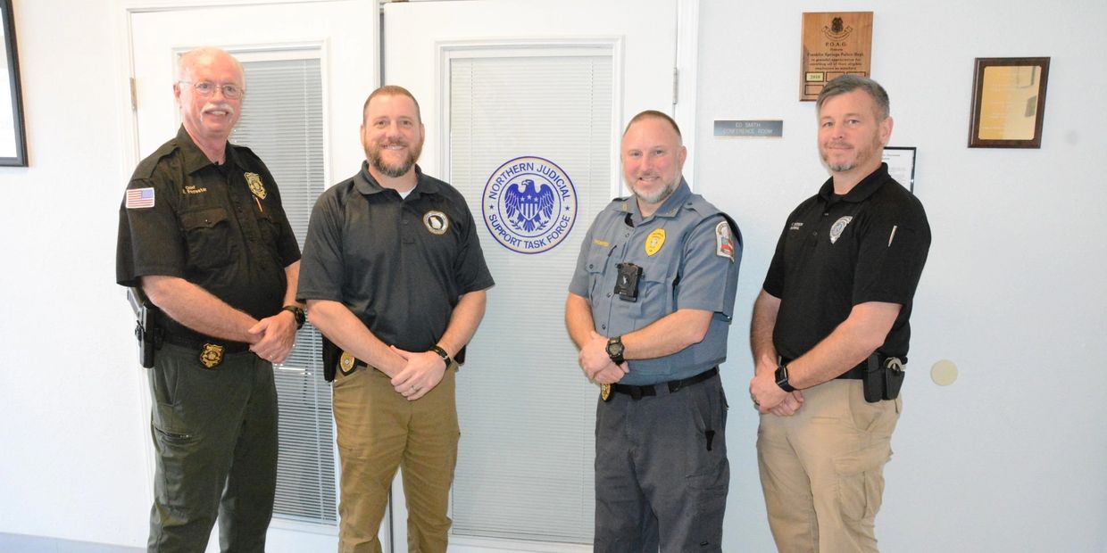 NJSTF Board Members from left to right: Franklin County Marshal Doug Forrester, NJCPO Chief Ike Boye