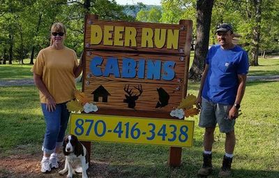 Debbie, Al, and Willow... call for reservations today.  A true vacation on a beautiful lake.  Bull Shoals Lake, AR