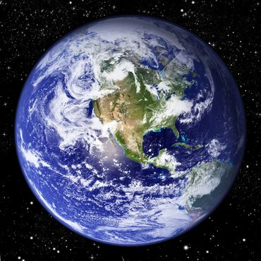 The planet Earth provides the only home we have right now in the Solar System.