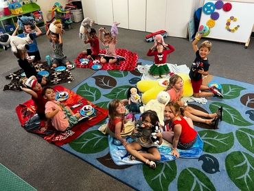 Teddy bear tea party