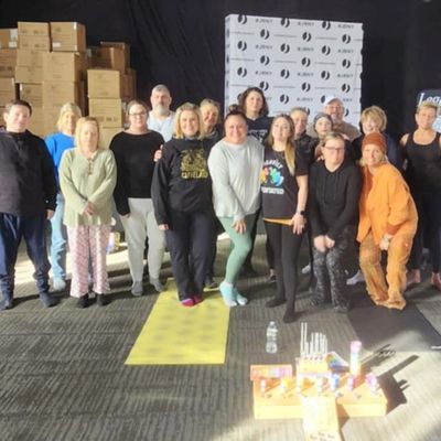 Participants from our December Introduction to Chakras event