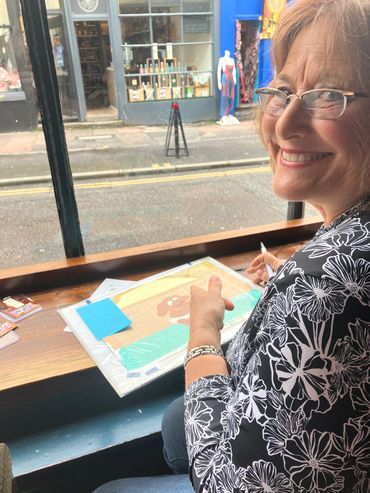 Previous Client Katie Leigh doing a private signing event in Brighton UK
