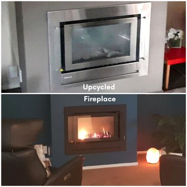 Upcycled
Fireplace