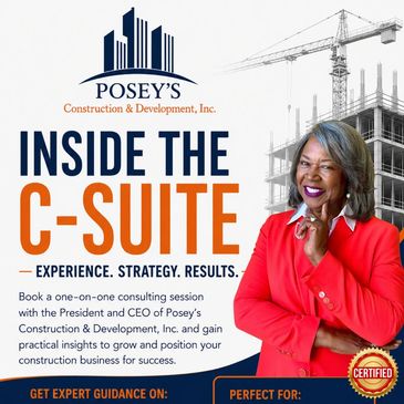 Consulting session promo for Posey's Construction & Development, Inc.