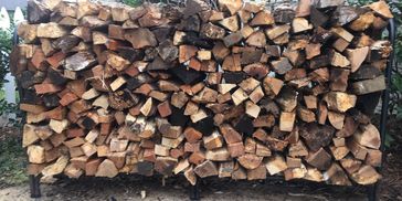 Burn a Mr Lee's CLT Firewood  8' Stack - Woodcutters are  at the woodyard til Midnight for Delivery!