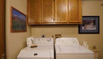Picture of washer and dryer in apartment