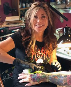 Female tattoo Artist Jerome, Arizona Jan A. Bruso