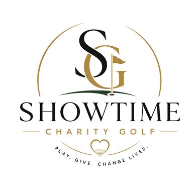 Logo for Showtime Charity Golf promoting giving and change through golf.