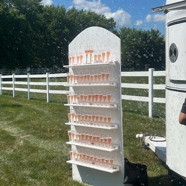 Champagne Wall Rental Chicago