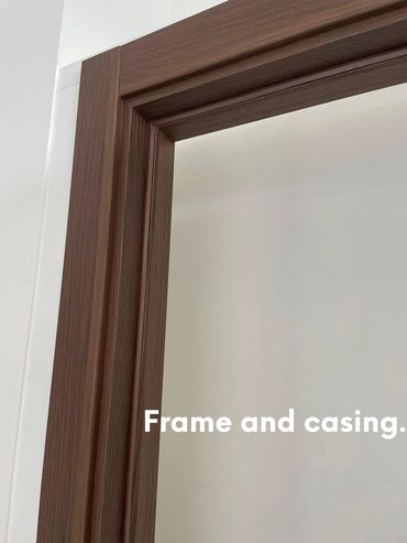 Interior door, custom size, solid wood, European materials, delivery and installation.