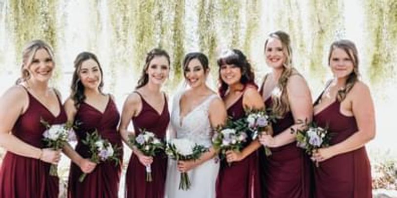 Professional makeup artist and hairstylist for wedding on-location services.