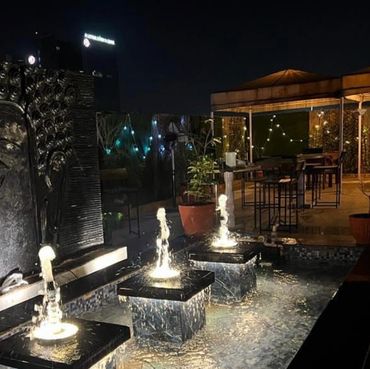 Lord Budha With Foam Jet Fountain