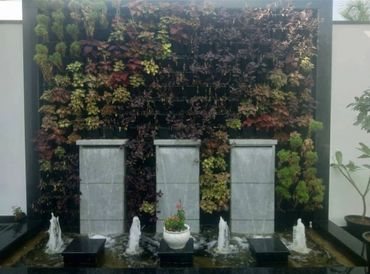 Cascade With Foam Jet Fountain