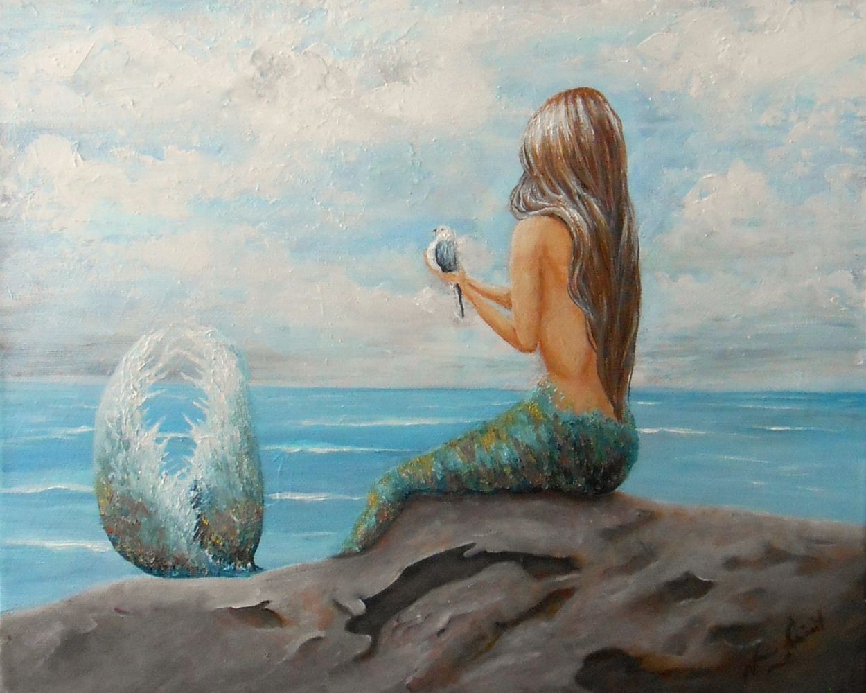 Mermaid painting