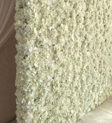 White Flower Wall - excellent quality and finish 

Shades of pink flower wall also available 

1.8 m