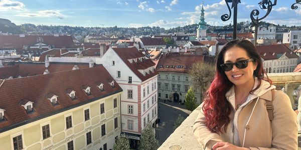 Rachel Travis in Slovakia on a River Cruise- Ama Waterways.