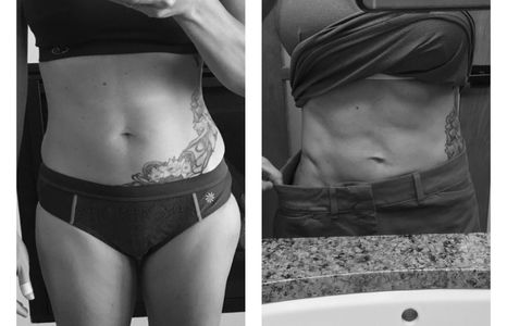 Before and after photo