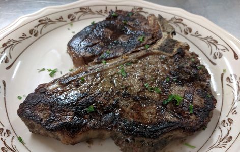Lewis' restaurant porterhouse steak