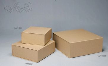 A set of cardboard boxes
