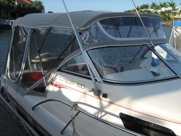 Bimini top and clears