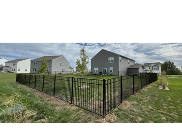 3 Rail Flat Top Aluminum Fence in Avon, IN
