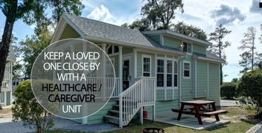 Health care giver backyard Tiny Home Senior