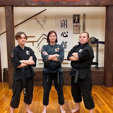 Sensei Luttrell, Sensei King, and Sensei Hurley