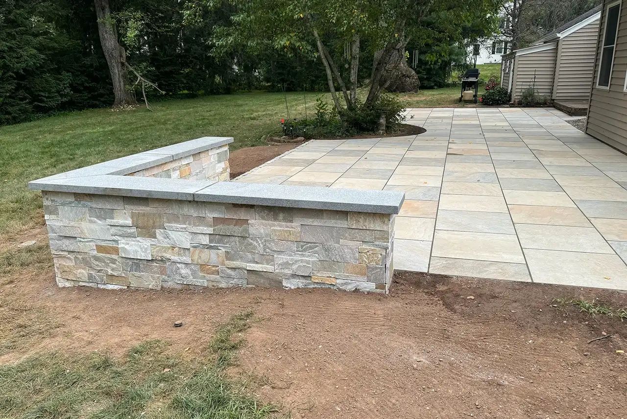 coastal masonry contractor Milford CT stone patio chimney repair