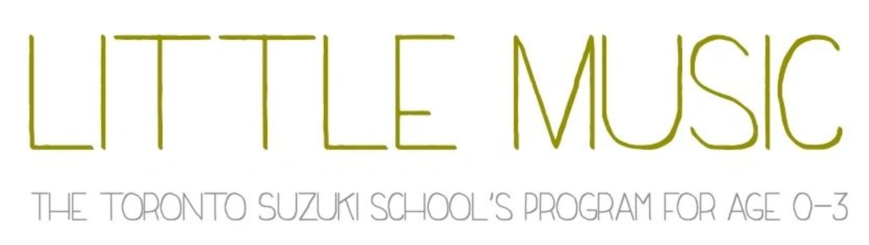 Logo for Little Music program at Toronto Suzuki School for ages 0-3.