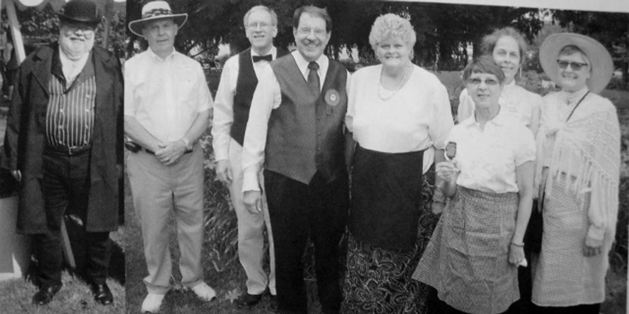 BGHS members during Remembering Bourbonnais Grove event, June 30, 2013.